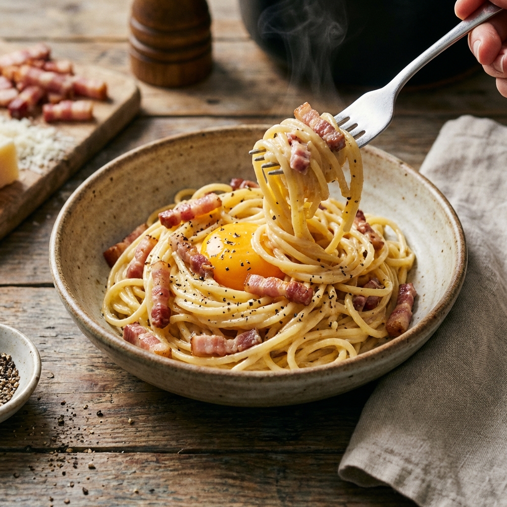Espaguete à Carbonara